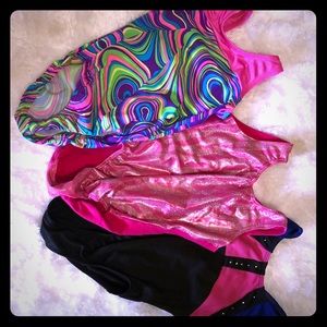Lot of toddler leotards